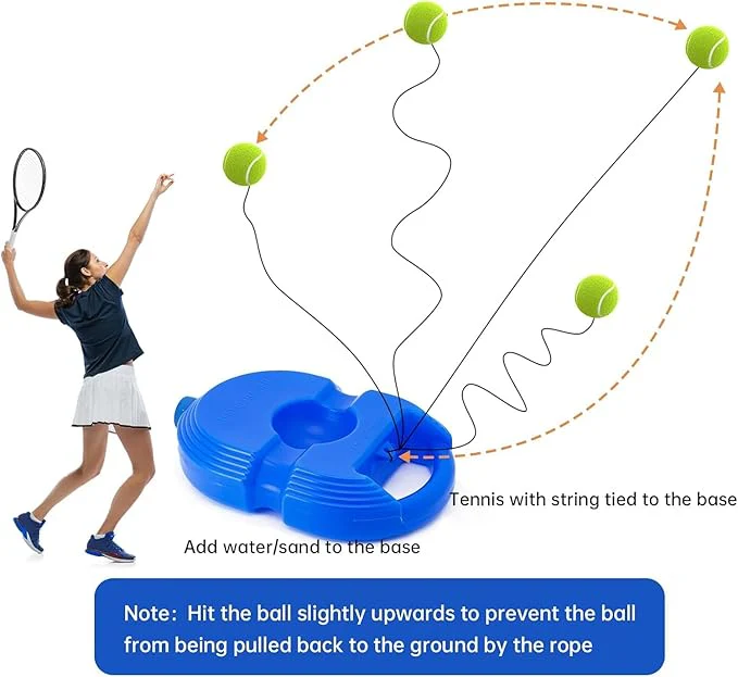 Tennis Trainer with Rebound Ball by RetroGoods™ - Image 3