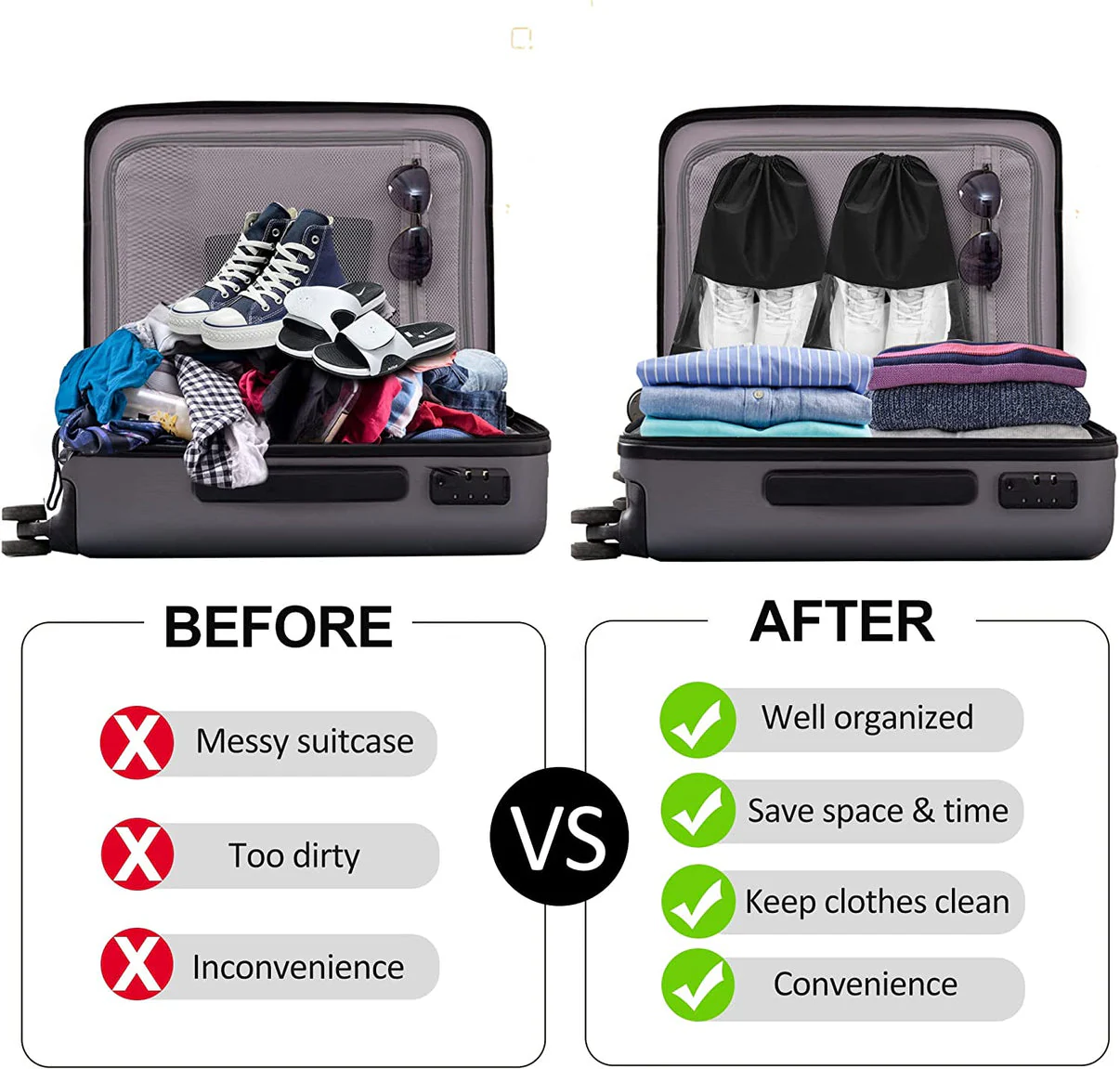 Premium Travel Shoe Bags - Image 7