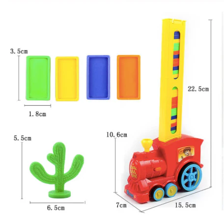 RetroGoods™ - Automatic Domino Laying Train - Image 6